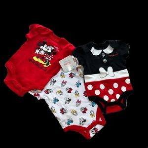 3 piece set Minnie Mouse 0-3 months